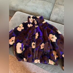 Colorful Women’s Fleece Jacket with Zip